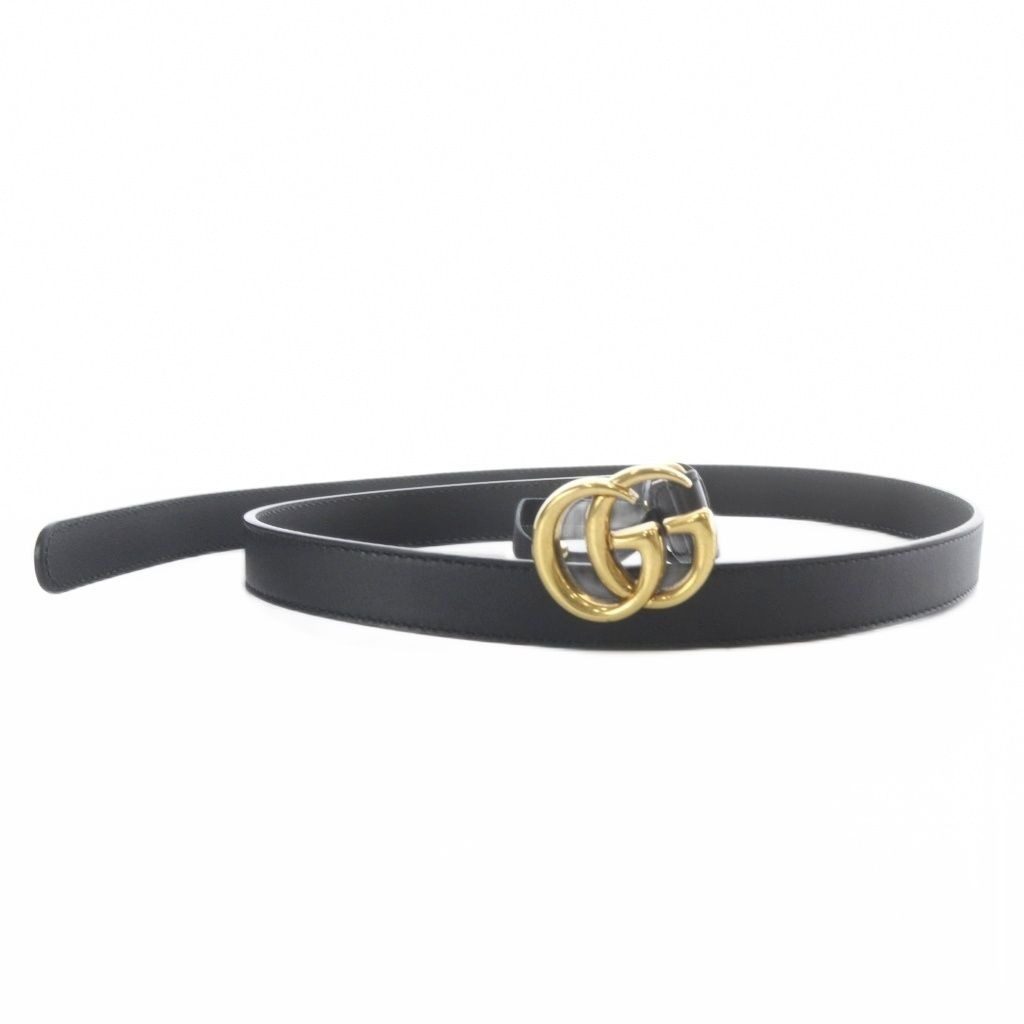 Gucci Double Slim Belt Black