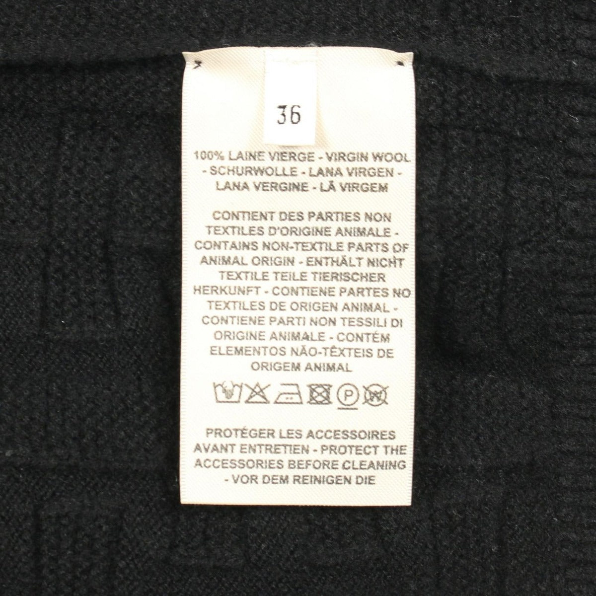 Hermes Cardigan Pattern Wool — view 4