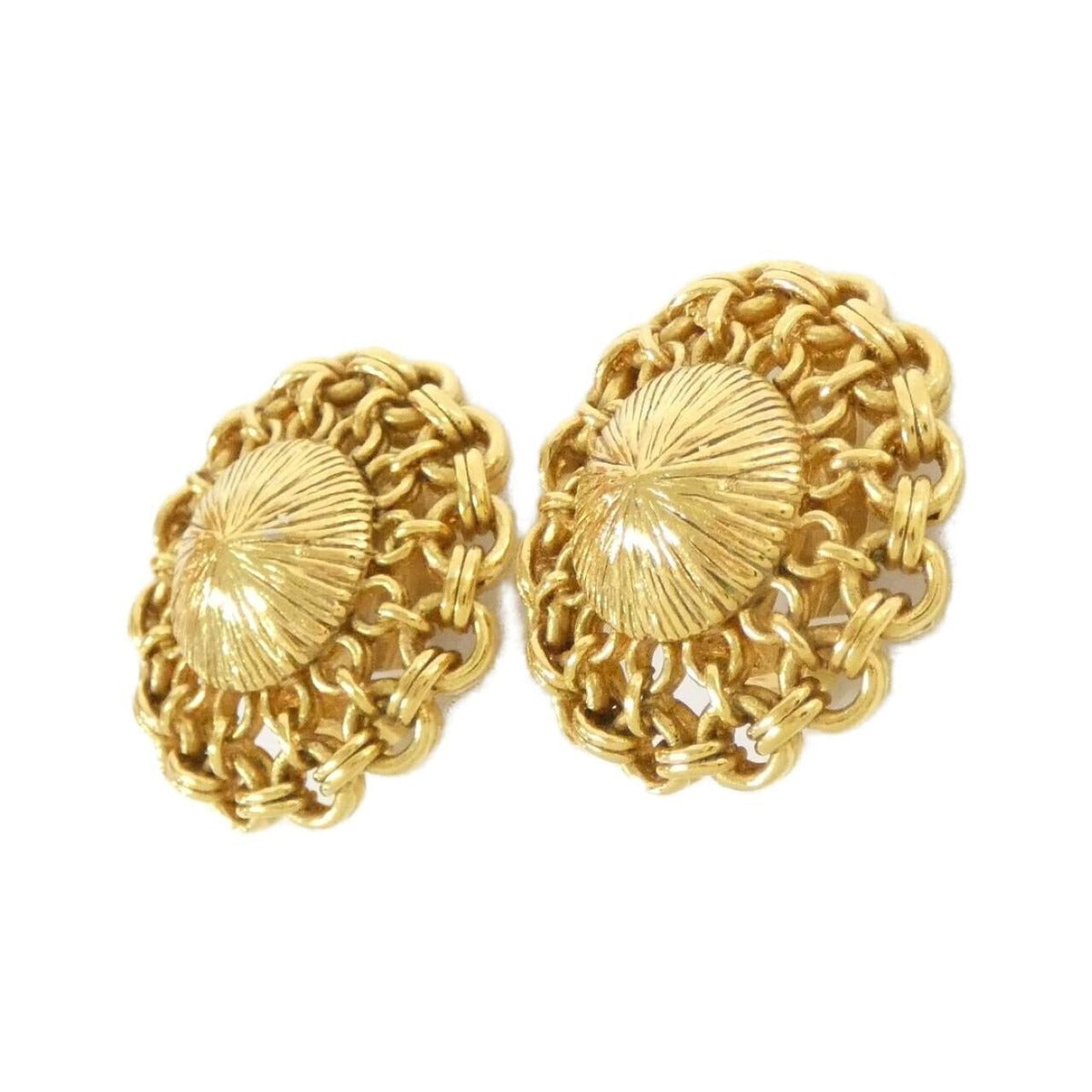 Chanel Vintage Earrings Gold — view 2