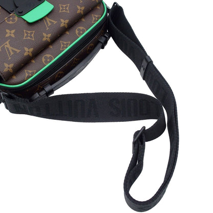 Louis Vuitton S Rock Messenger Brown Mint Green Monogram Macassar 2-Way — view 3