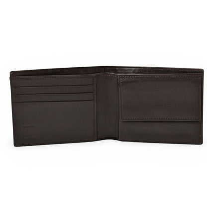 Fendi Wallet Bifold Zipper Style Fold Zucca Pattern Brown — view 4