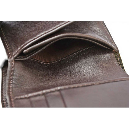 Fendi Wallet Bifold Zipper Style Fold Zucca Pattern Brown — view 8