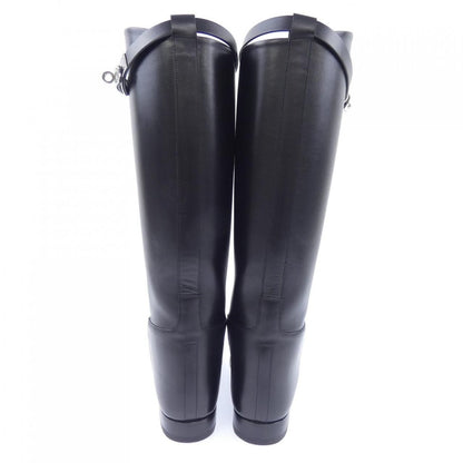 Hermes Jumping Kelly Buckle Long Boots — view 5