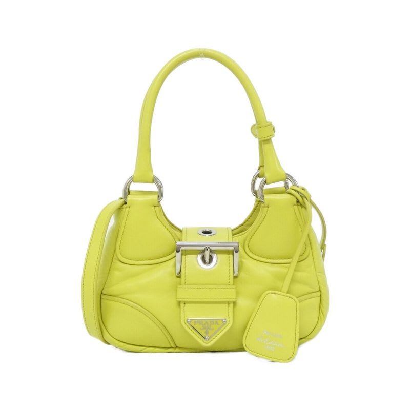 Prada 1 Ba381 Nappa Yellow Bag