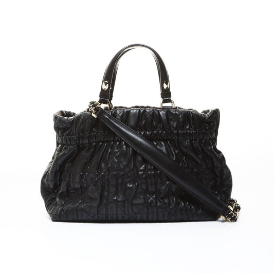 Dior Tote Leather Gathered 2-Way