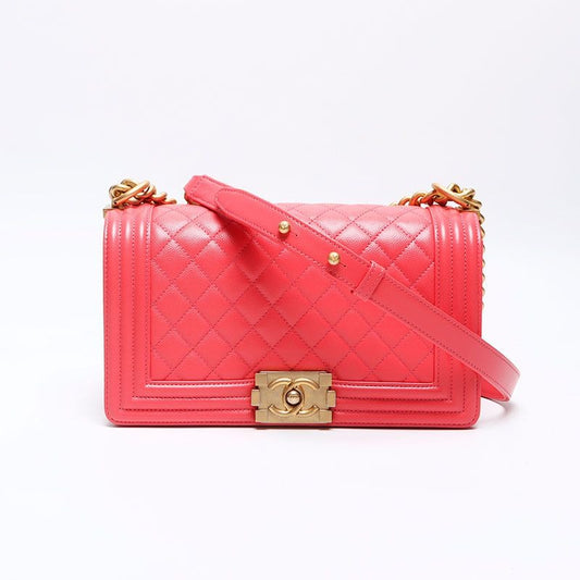 Chanel Shoulder Bag Boy Caviar