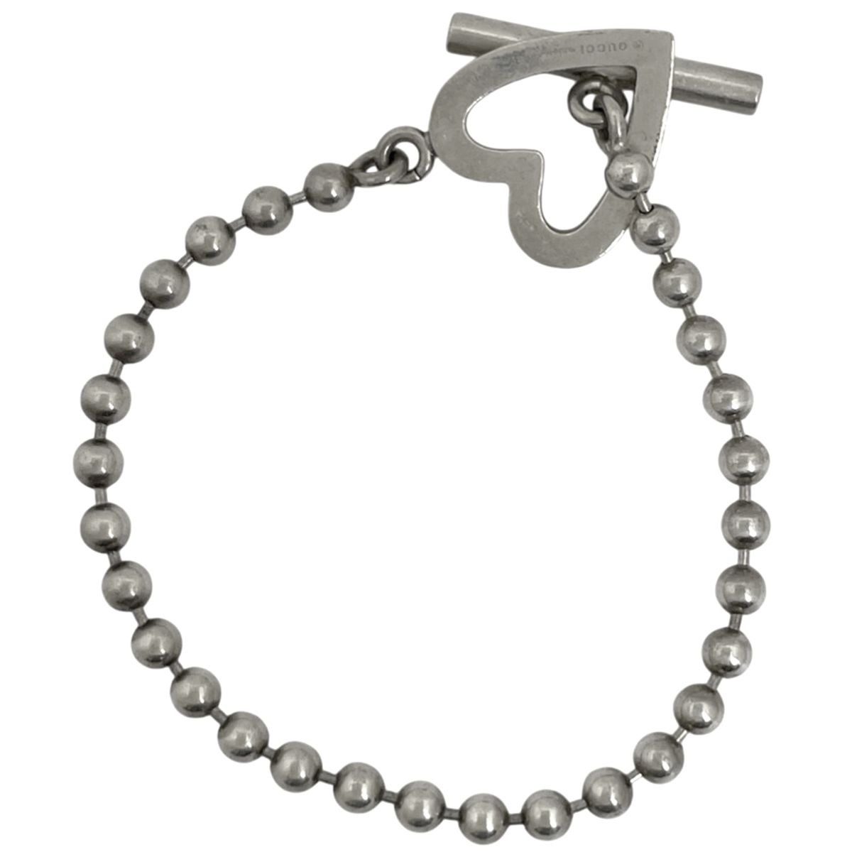 Gucci Ball Chain Bracelet Silver