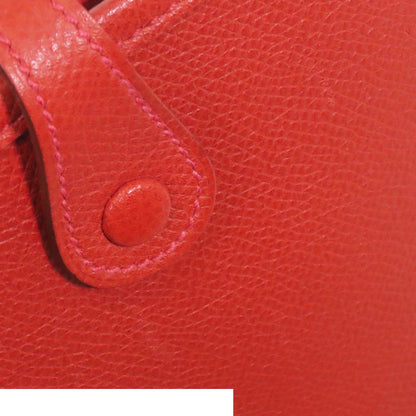 Hermes Evelyne TPM Rouge Garance Silver Epsom Shoulder Bag — view 6