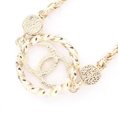 Chanel Necklace CC Logo Pink Choker — view 2