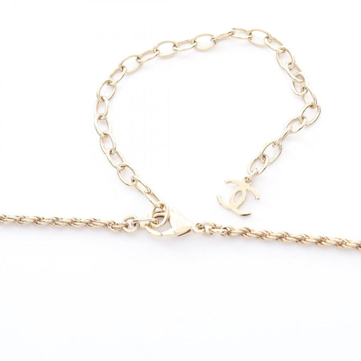 Chanel Necklace CC Logo Pink Choker — view 4