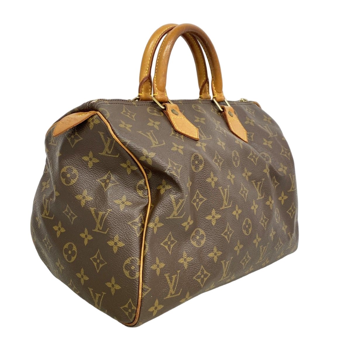 Louis Vuitton Handbag Monogram Speedy 30 Brown — view 2