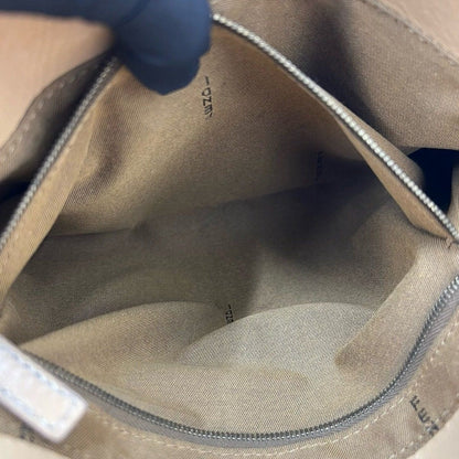 Fendi FF Logo Motif Leather 2-Way Chain Shoulder Bag Tote Beige — view 10