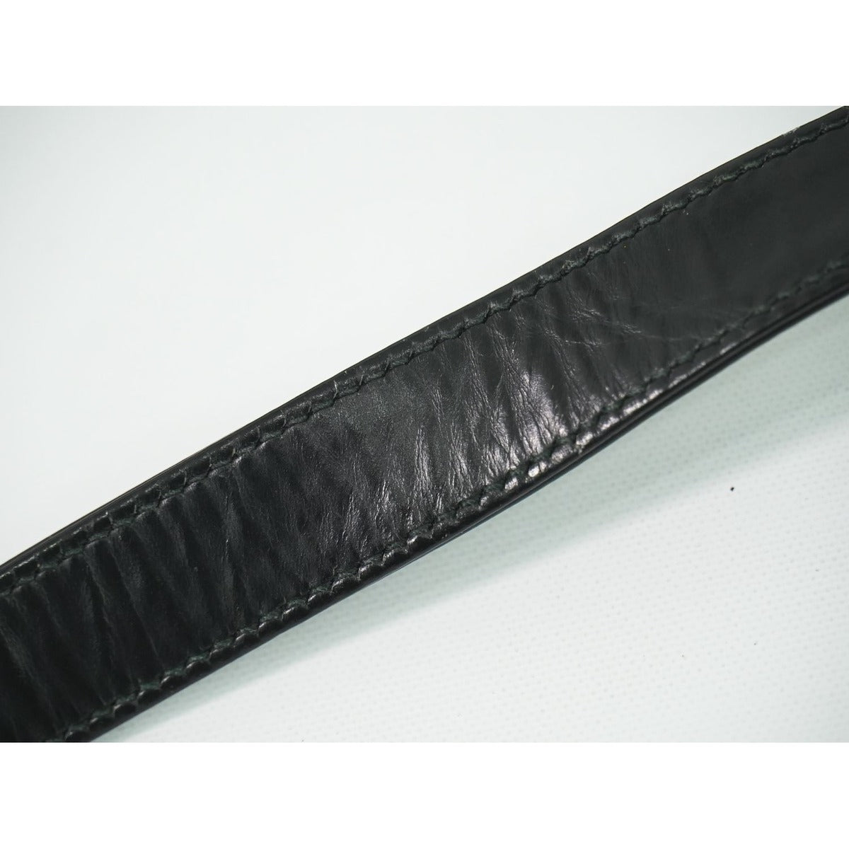 Gucci Vintage Shoulder Bag Pochette Leather Black — view 5