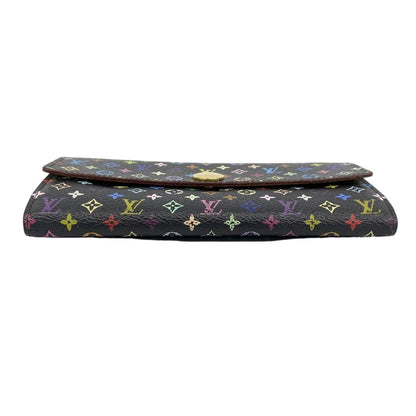 Louis Vuitton Wallet Monogram Multicolor Portefeuille Sarah Noir Pistache — view 2