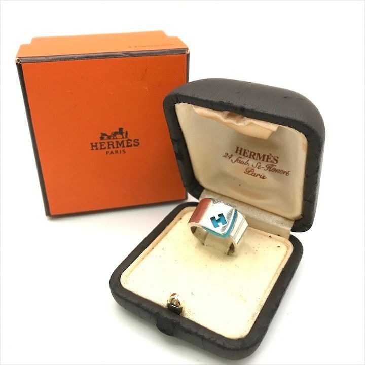 Hermes Candy Ring Blue