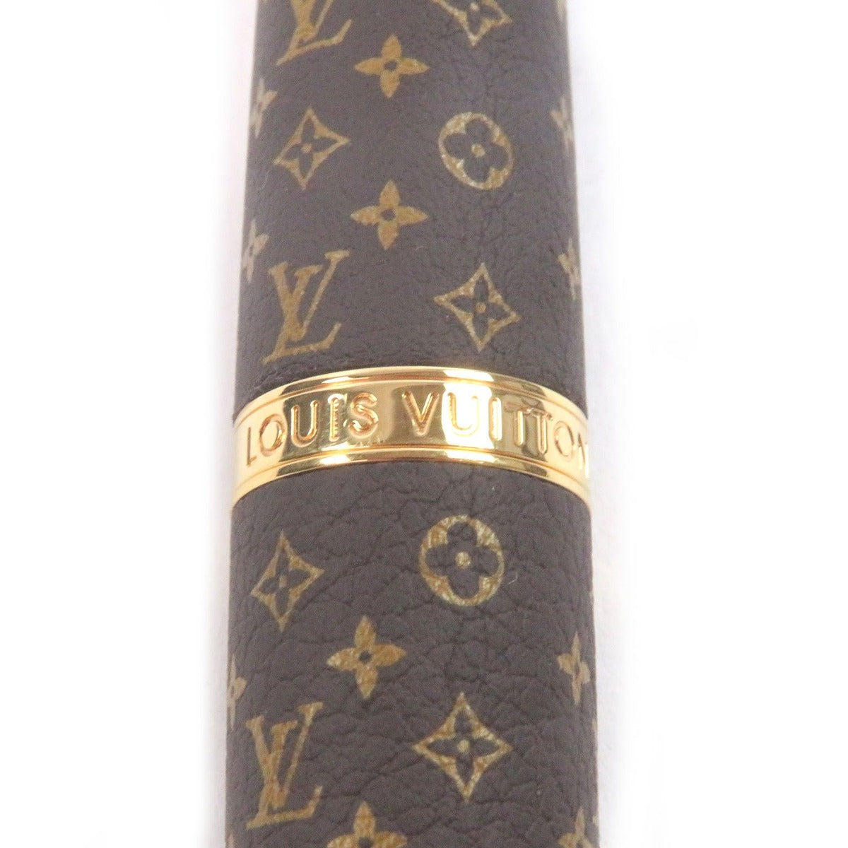 Louis Vuitton Ballpoint Pen Monogram Brown Gold — view 5