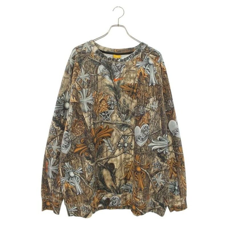 Chrome Hearts Nike Nocta Crew Neck Drake All Over Pattern Sweatshirt XXL