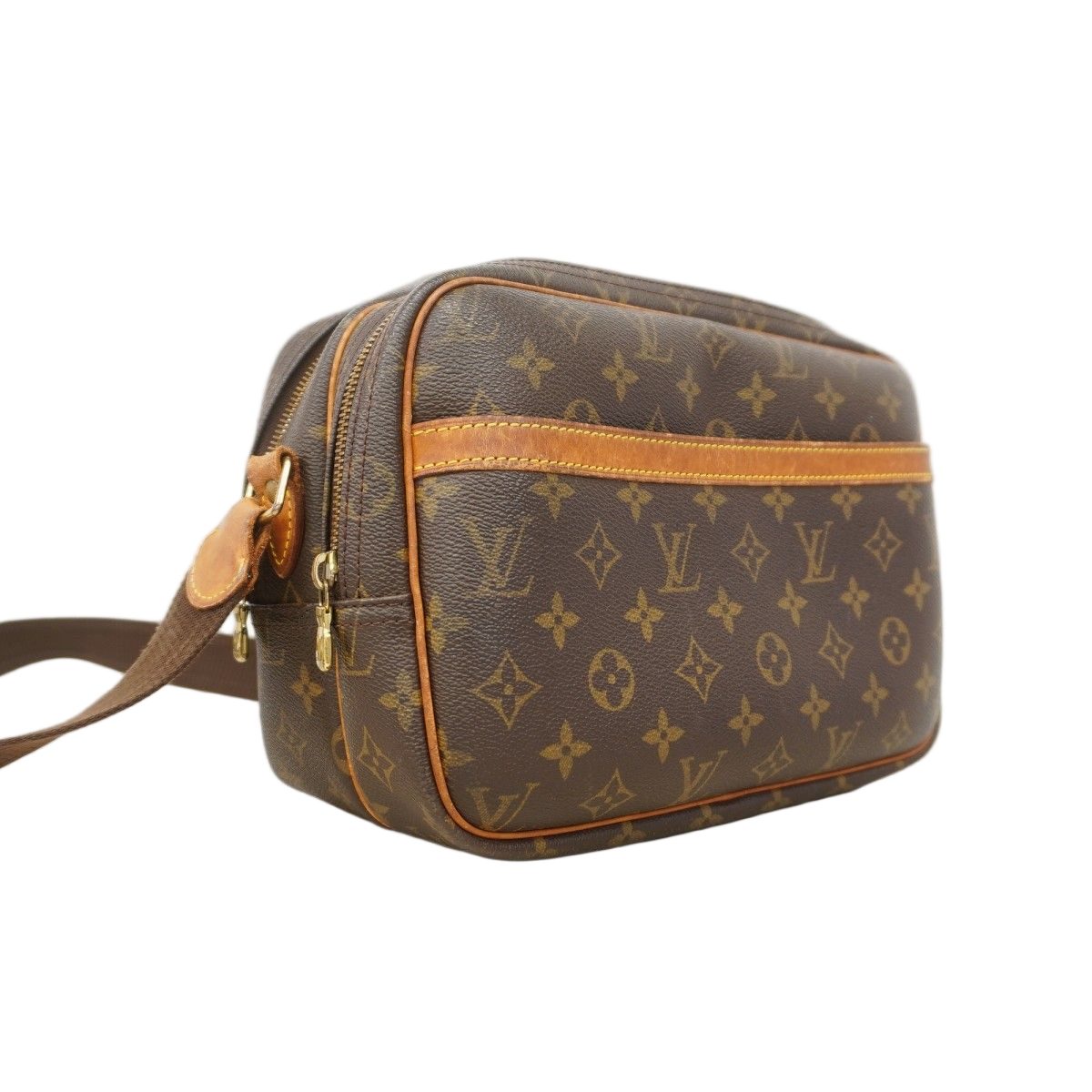 Louis Vuitton Shoulder Bag Monogram Reporter PM Brown — view 2