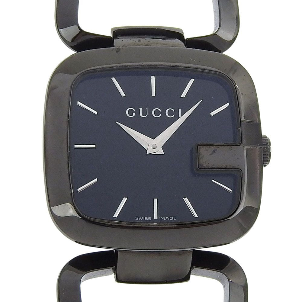 Gucci Collection 125.4 Stainless Steel Quartz Analog Display Black