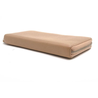 Yves Saint Laurent Long Wallet Women Leather Beige — view 3