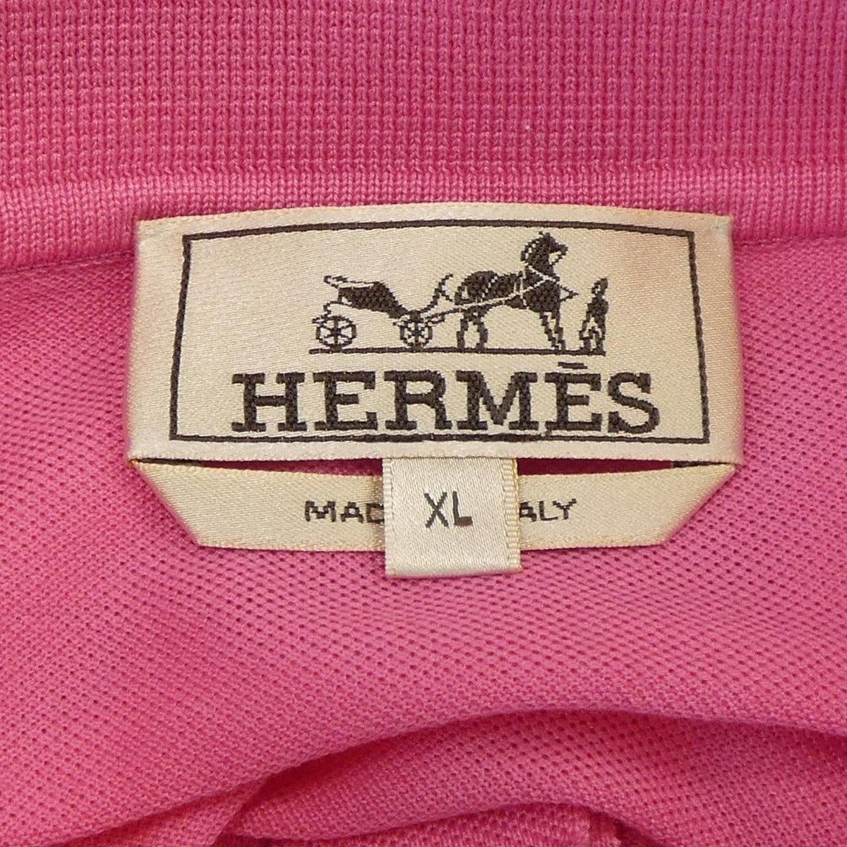 Hermes Polo Shirt Pink XL — view 4