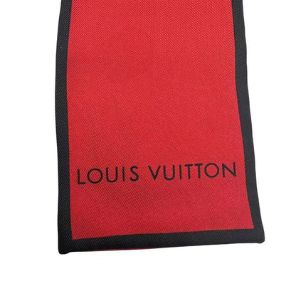 Louis Vuitton Scarf Bandeau Silk Beige Red — view 3