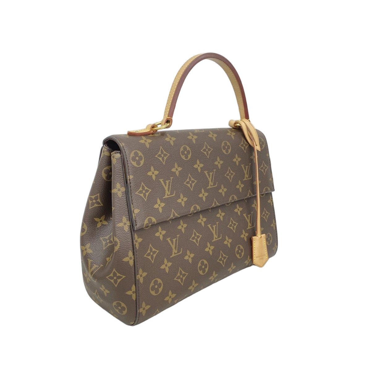 Louis Vuitton Handbag Monogram Cluny Mm Brown 2-Way — view 2