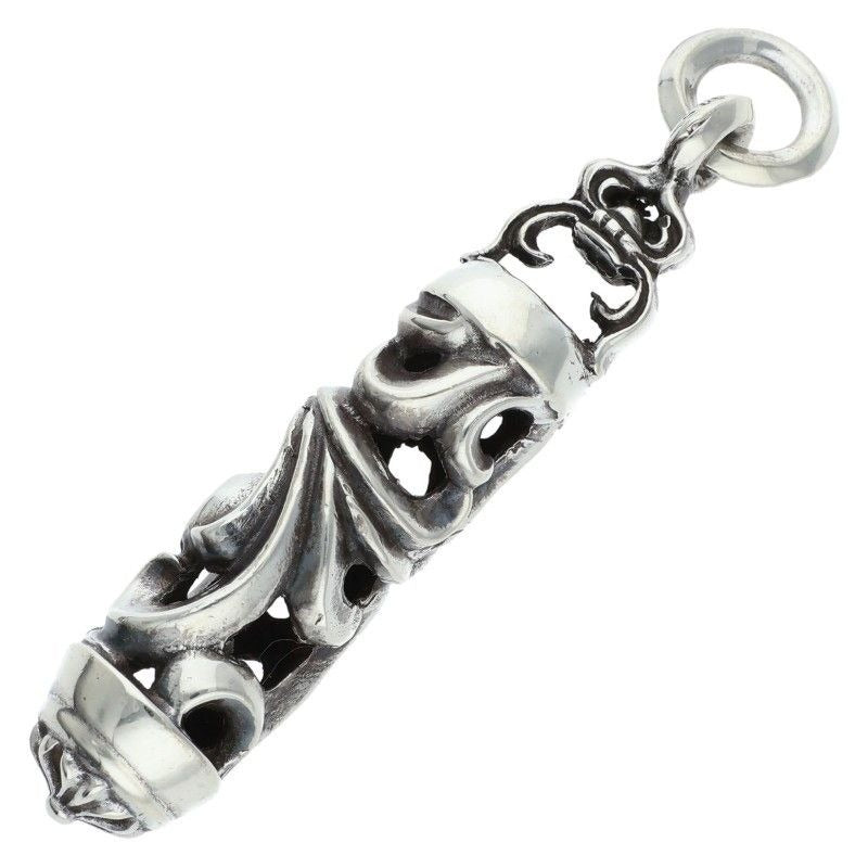 Chrome Hearts Roller Vintage Pendant Silver Necklace