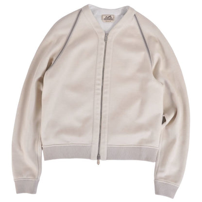 Hermes Jacket Sweatshirt Riba Beige Blue
