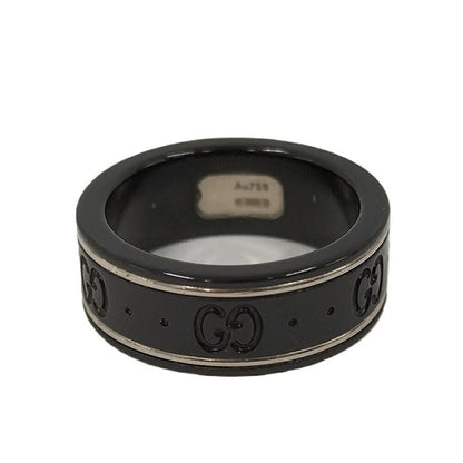 Gucci Icon Ring Ceramic Metal 18k White Gold