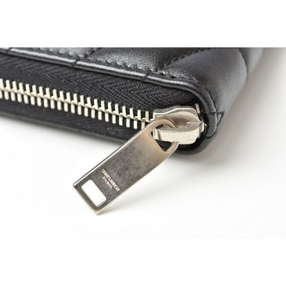 Saint Laurent Paris Long Wallet Leather Black — view 7