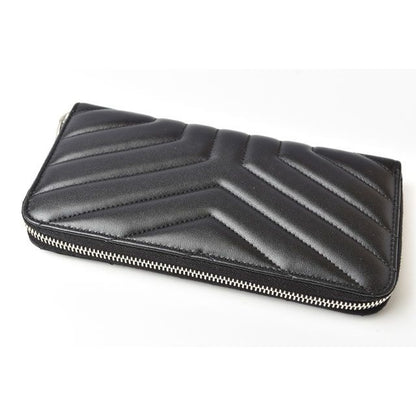 Saint Laurent Paris Long Wallet Leather Black — view 9
