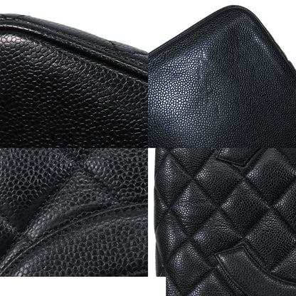 Chanel Reissue Tote Bag Quilted CC Logo Black Silver Caviar Leather — view 6