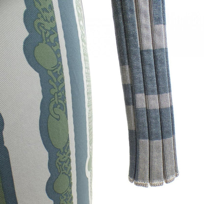 Hermes Twill Lane Long Cardigan Beige Green — view 7