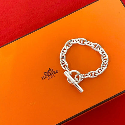 Hermes Chaine D'ancre MM 15 Pieces Bracelet Chain Bangle