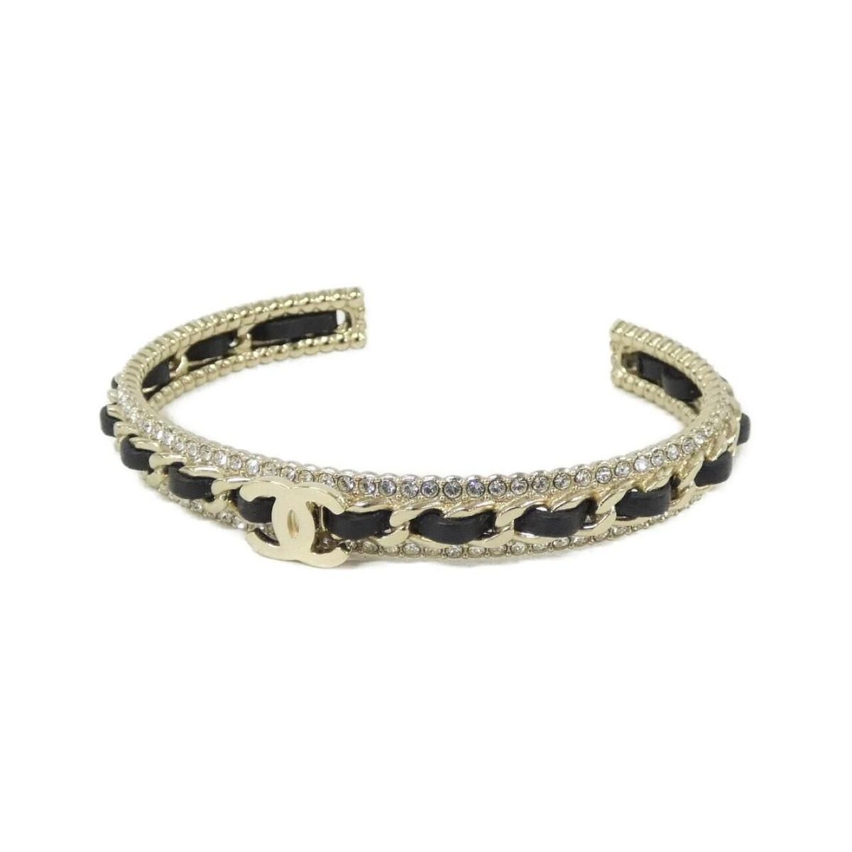 Chanel Bangle Bracelet Black