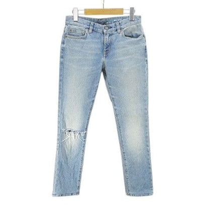 Saint Laurent Paris DJ05 Y477 K Denim Pants Jeans Skinny 25 zip Fly