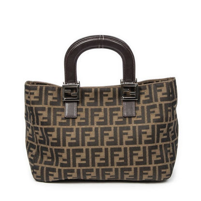 Fendi Small FF Open Tote Brown Zucca Canvas
