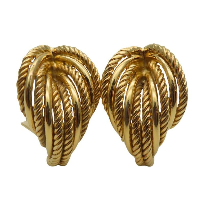 Celine Earrings Metal Gold Plated Accessories