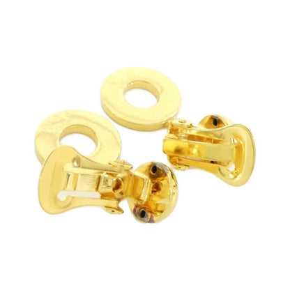 Celine Vintage Earrings Gold — view 3
