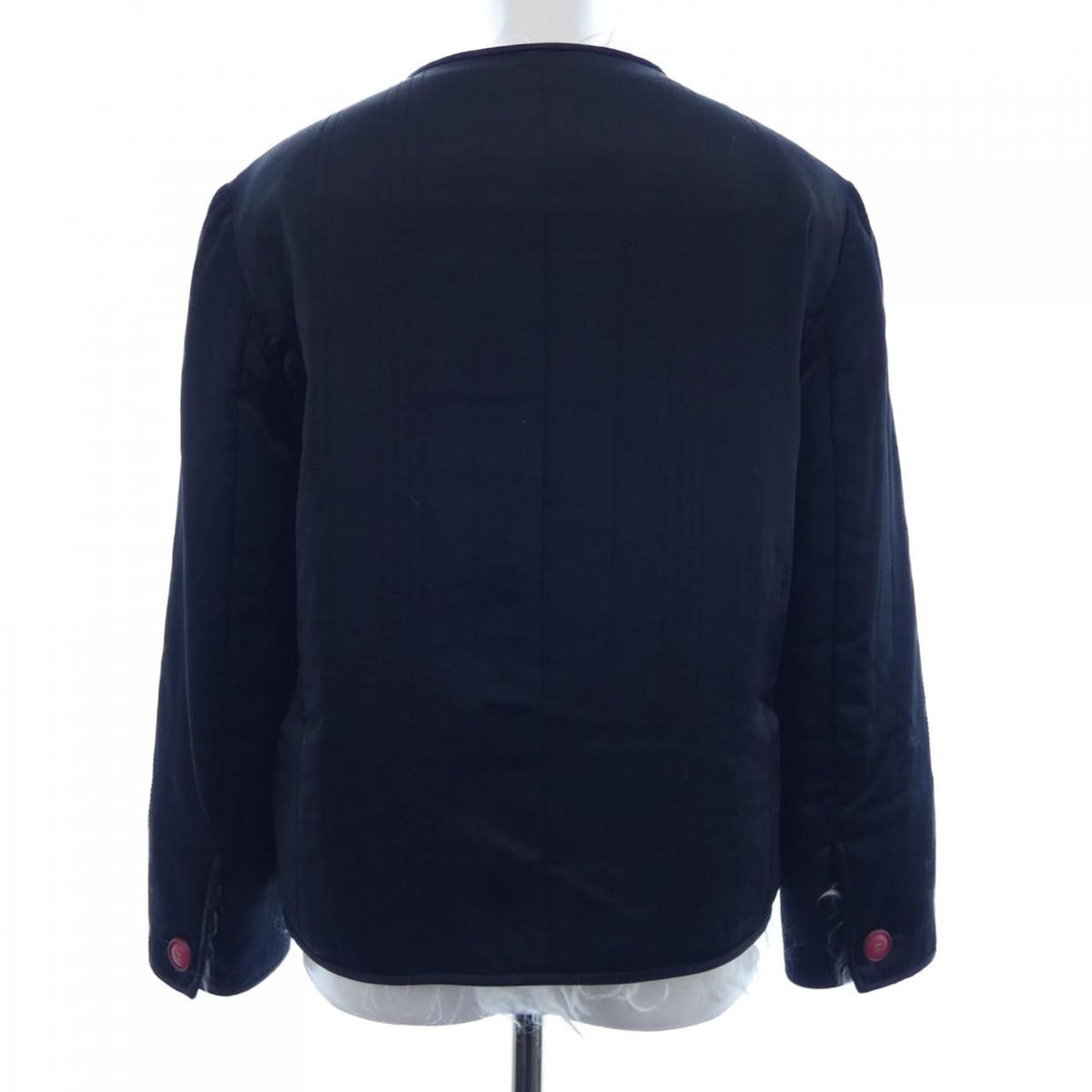 Chanel Collarless Jacket Silk 38 — view 2
