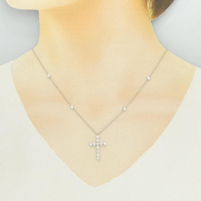 Tiffany & Co. Bezel Cross Necklace — view 6