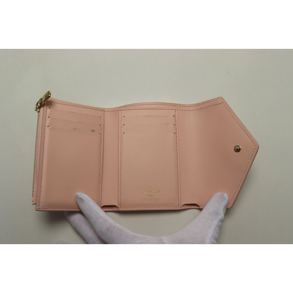 Louis Vuitton Portefeuille Victorine Leather Trifold Wallet — view 4