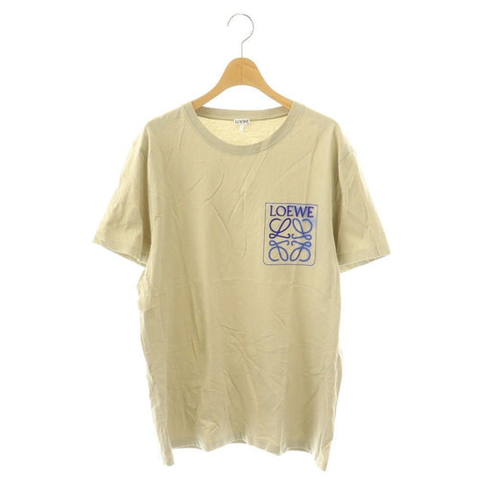 Loewe Anagram Short Sleeve T-Shirt Logo Embroidery XL Gray SS