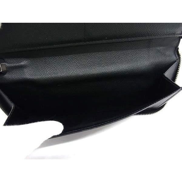 Louis Vuitton Monogram Eclipse Zippy Wallet Vertical Long Black — view 4