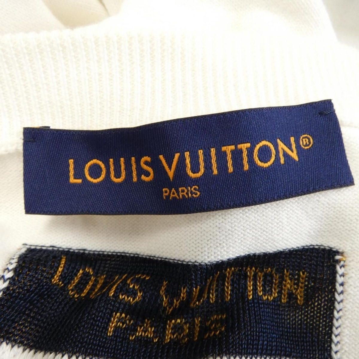 Louis Vuitton Cotton Short Sleeve Boat Neck Knit Sweater — view 4