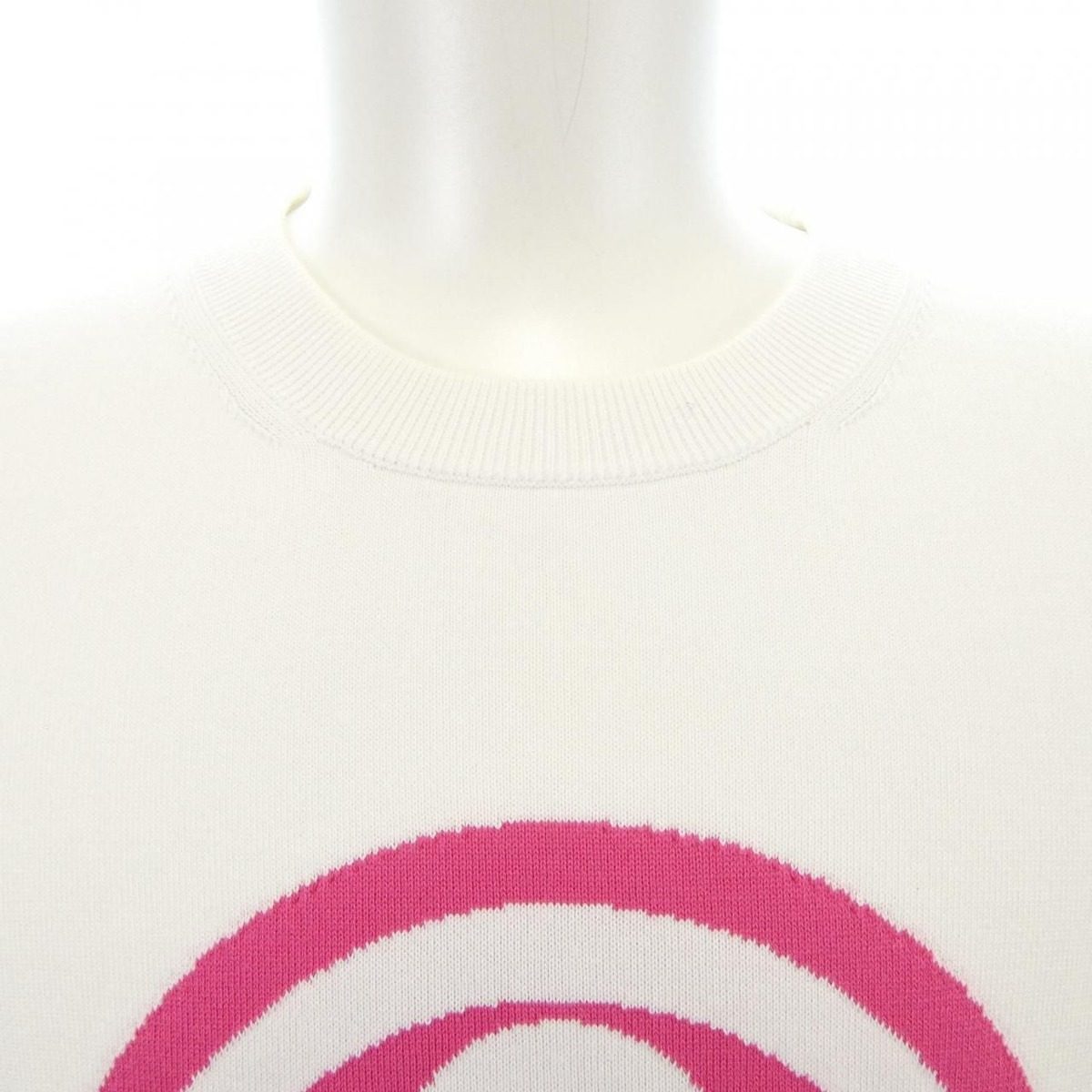 Louis Vuitton Cotton Short Sleeve Boat Neck Knit Sweater — view 5