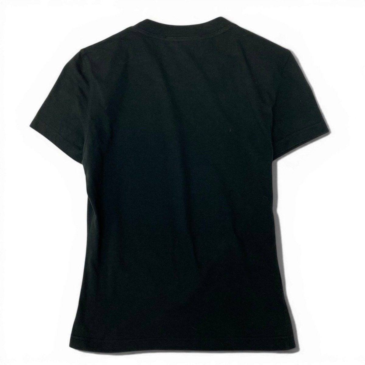 Dior Galiano Era CD Smile Short Sleeve Top 36 Black Cotton — view 3