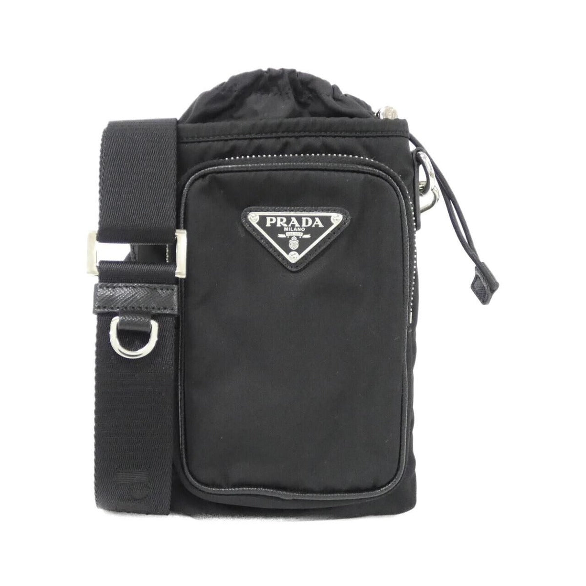 Prada Phone Case Silver Nero
