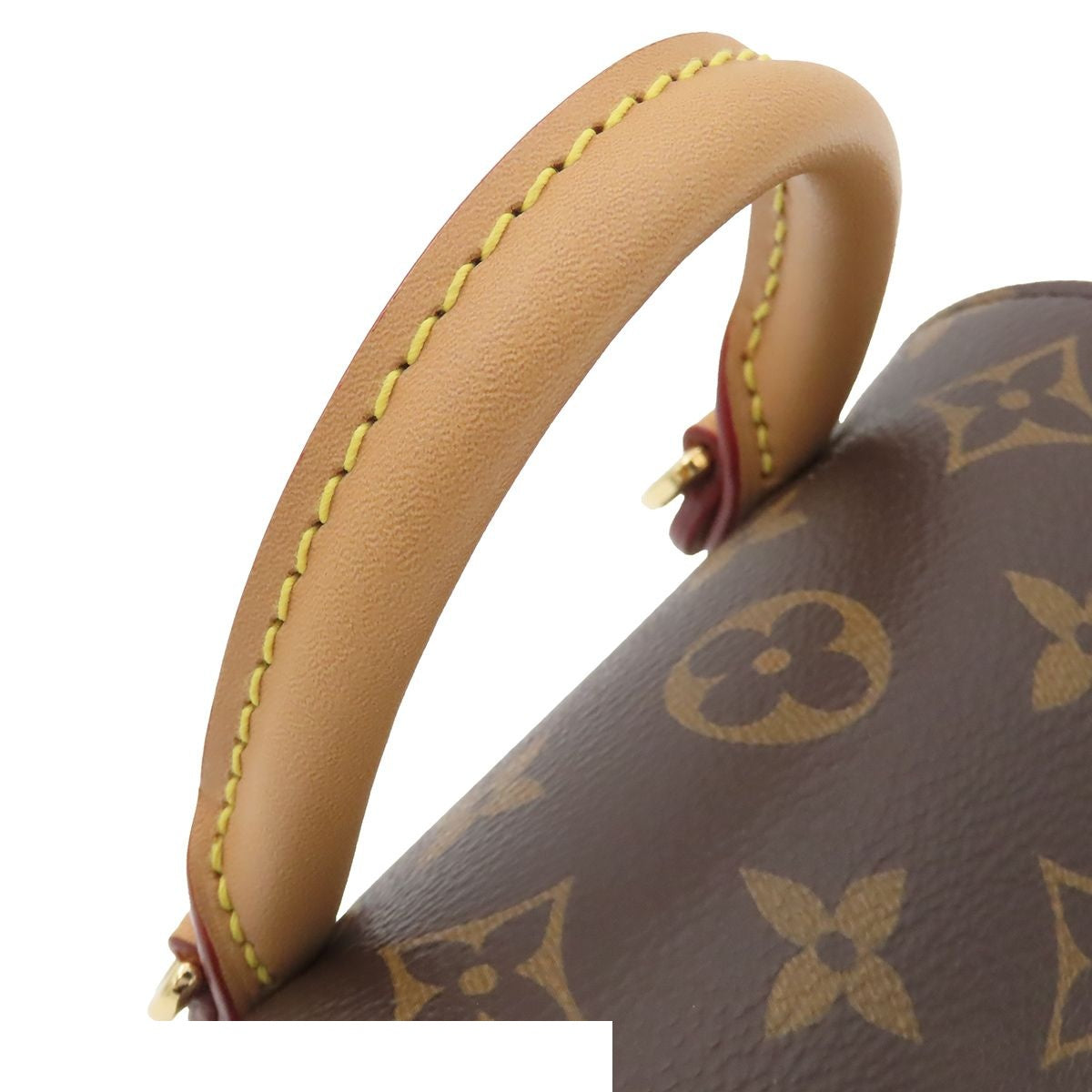 Louis Vuitton Montsouris NM BB Brown Gold Monogram Canvas Backpack — view 4